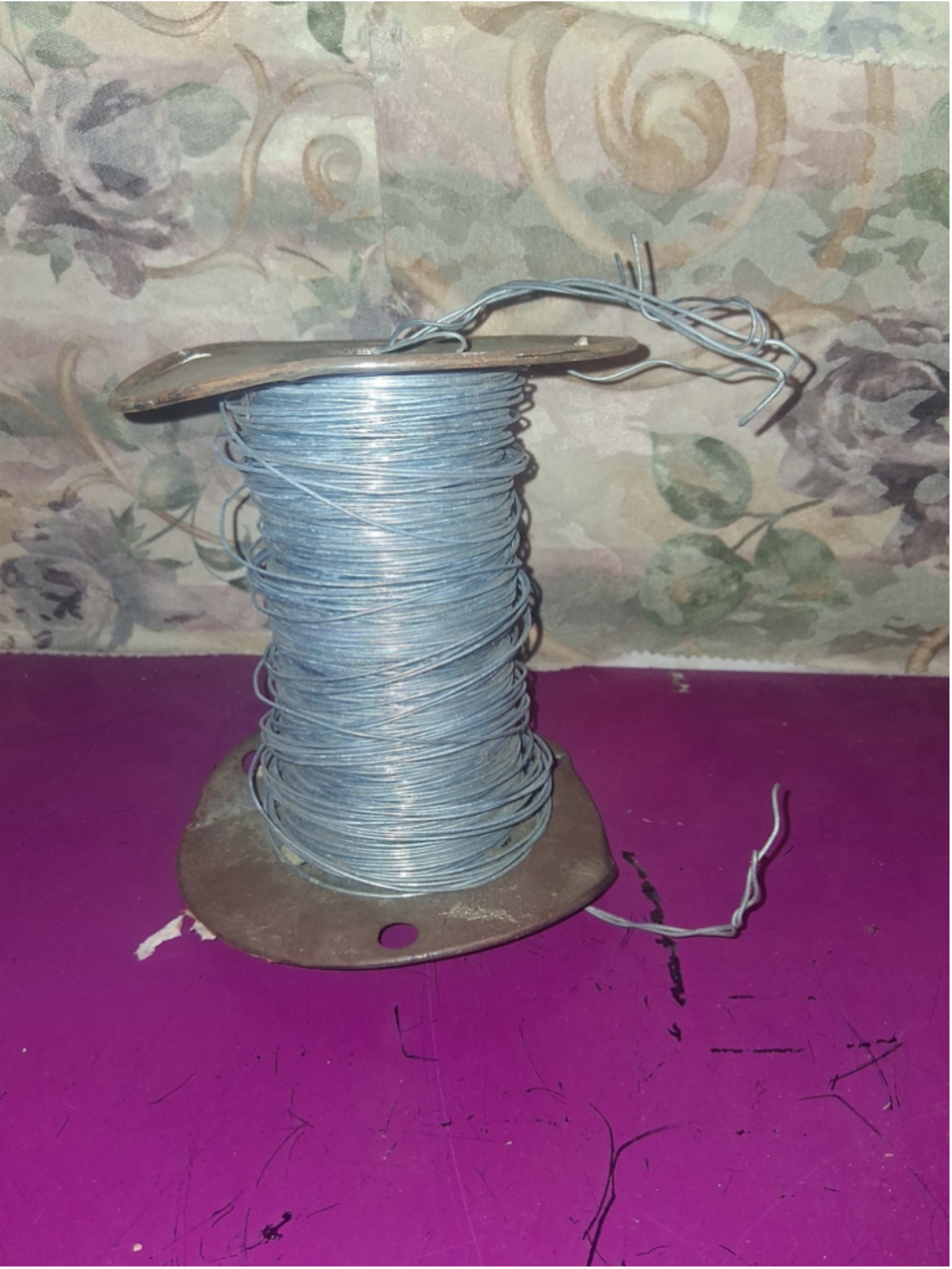 Bekaert Galvanized Electric Fence Wire One Size Silver(Some used)